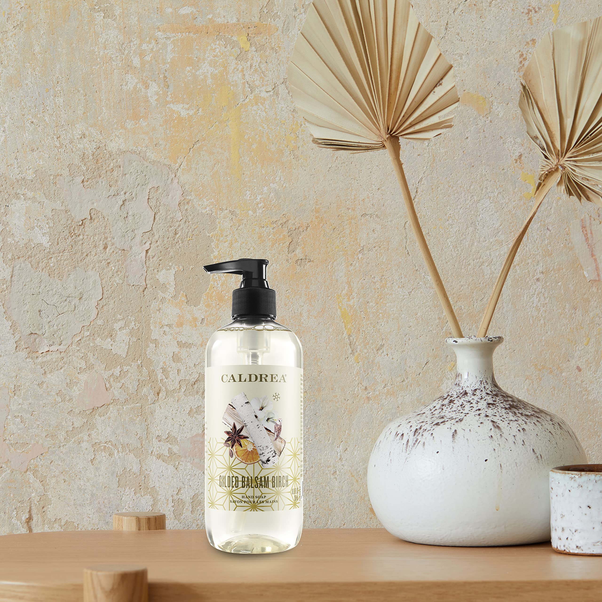 Caldrea Gilded Balsam Birch Hand Soap – Aloe Vera, Olive Oil & Essential Oils | 10.8 Fl Oz
