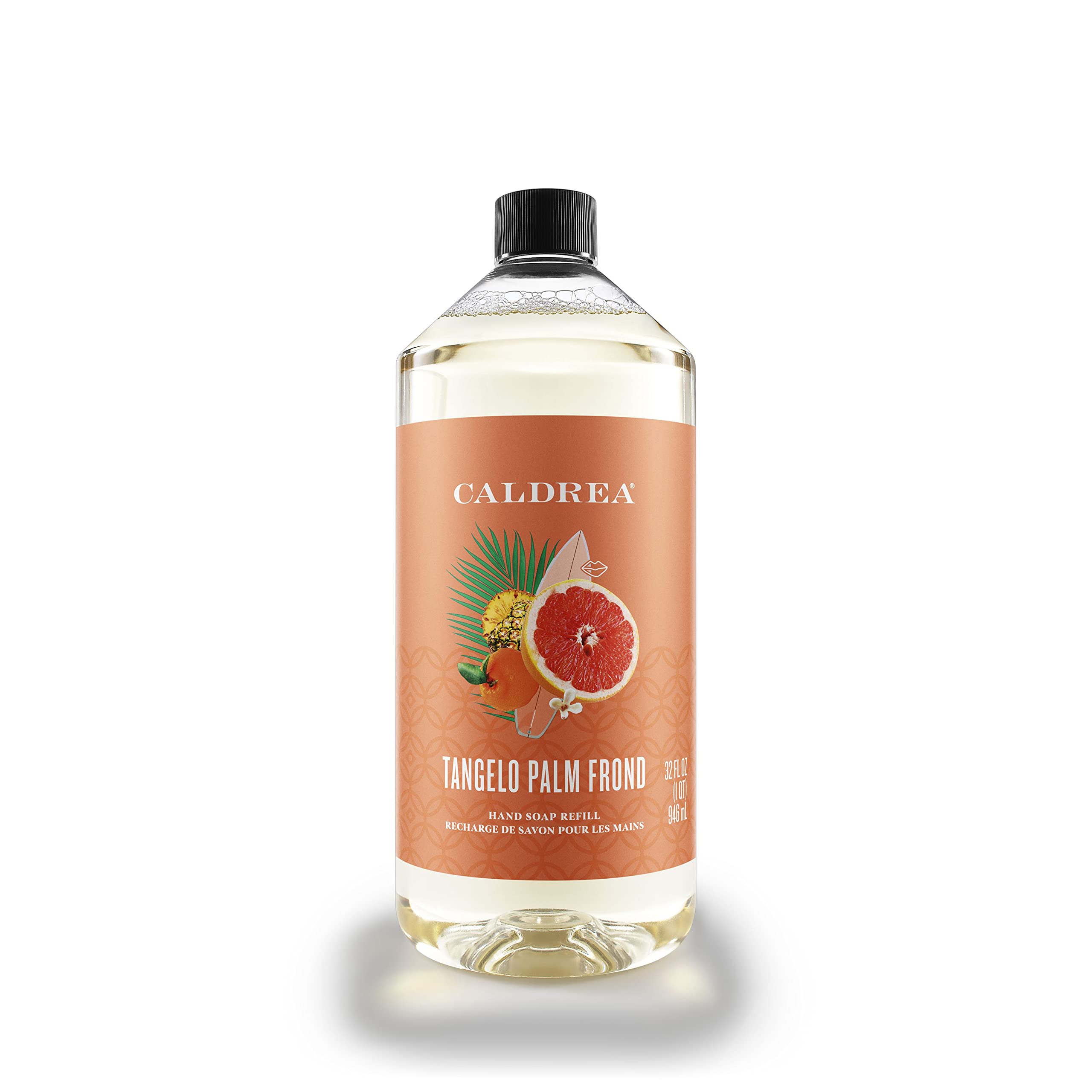Caldrea Tangelo Palm Frond Hand Soap Refill – Aloe Vera, Olive Oil & Essential Oils, 32 oz