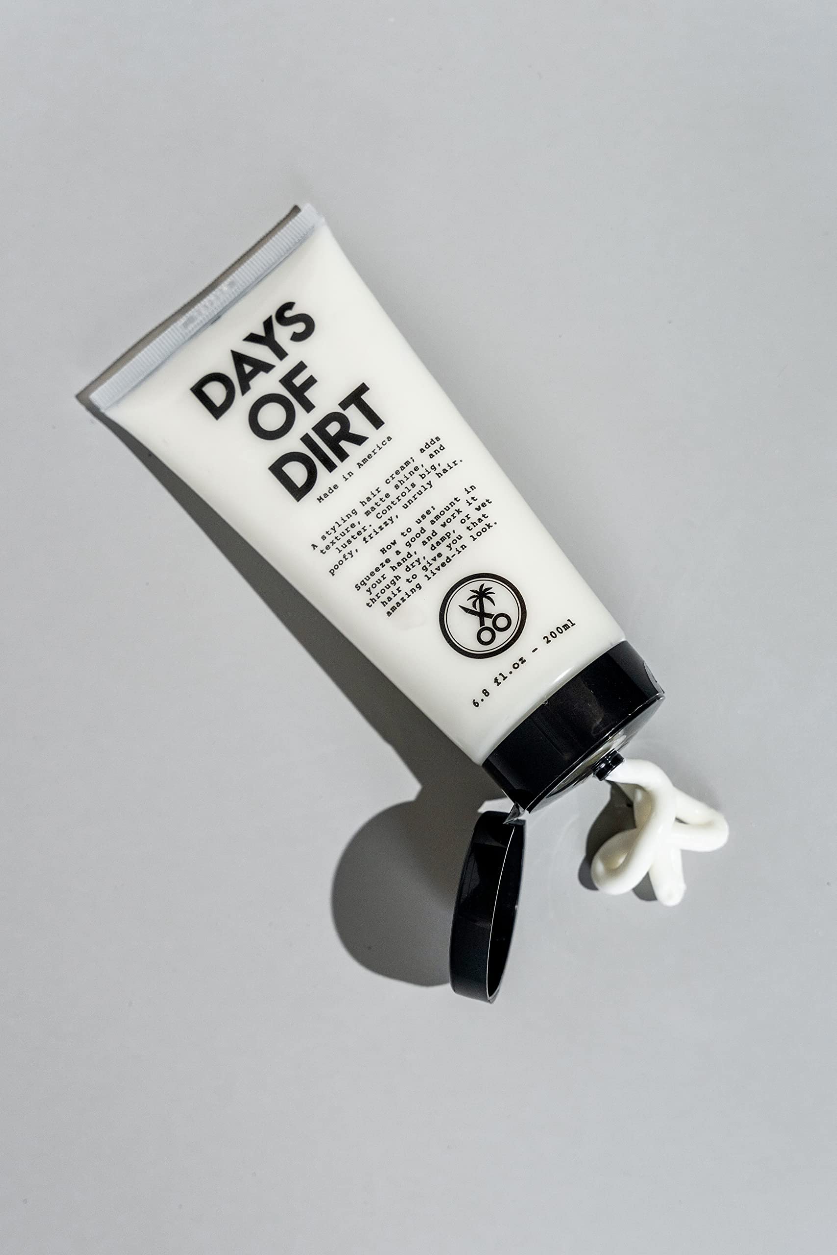 California Born Days of Dirt Hair Styling Cream – No-Hold Texture & Shine (USA Made)