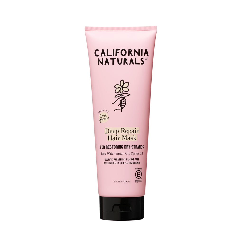 California Naturals Deep Repair Hair Mask — Paraben and Sulfate Free, Hydrating for All Hair Types (12 oz)