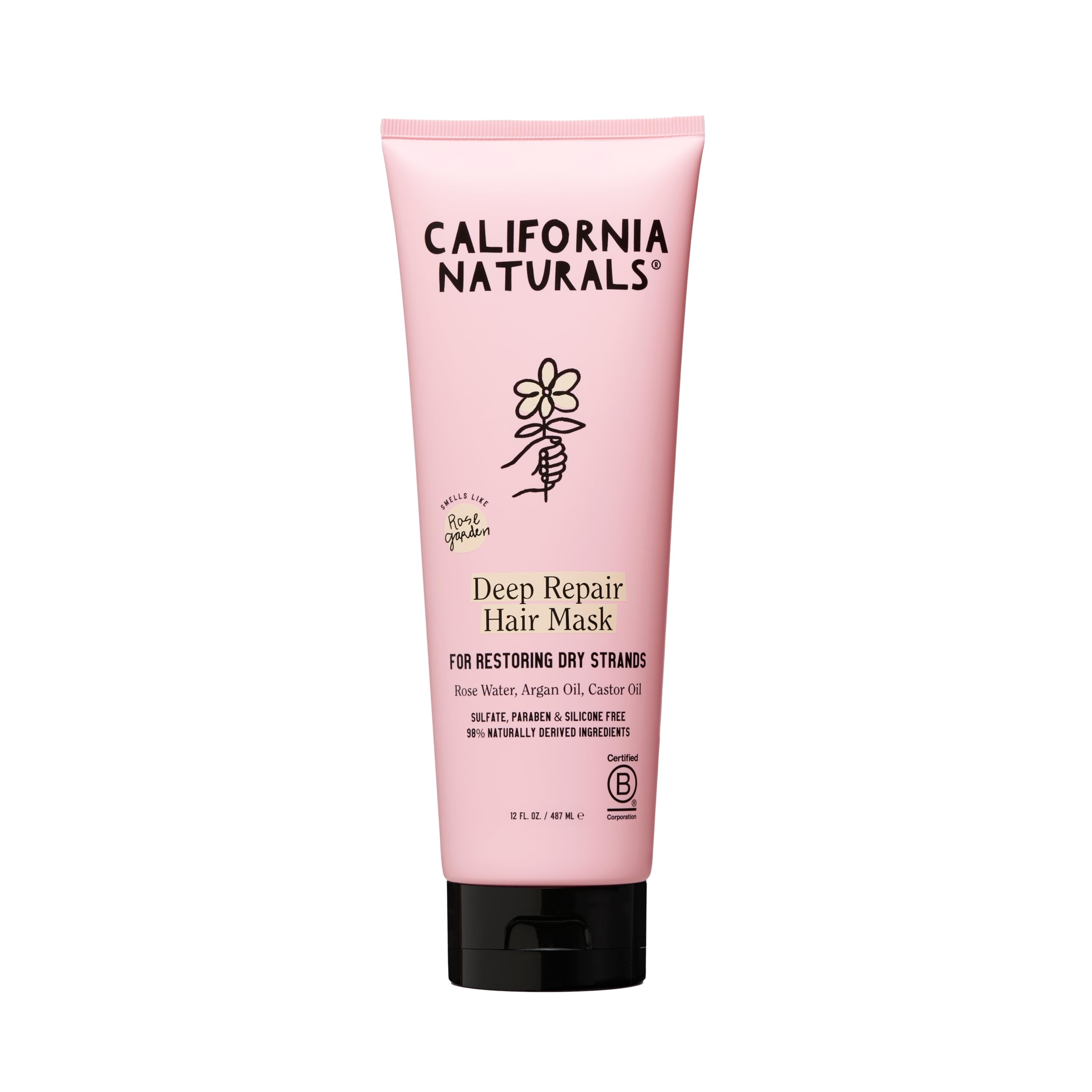California Naturals Deep Repair Hair Mask — Paraben and Sulfate Free, Hydrating for All Hair Types (12 oz)
