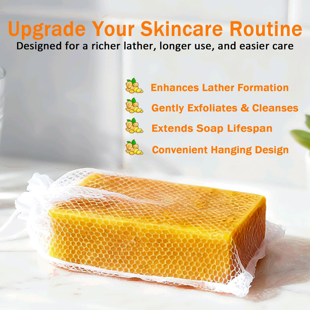 Calzzle Kojic Acid Soap 4PCS – Brightening with Turmeric, Vitamin C & Retinol