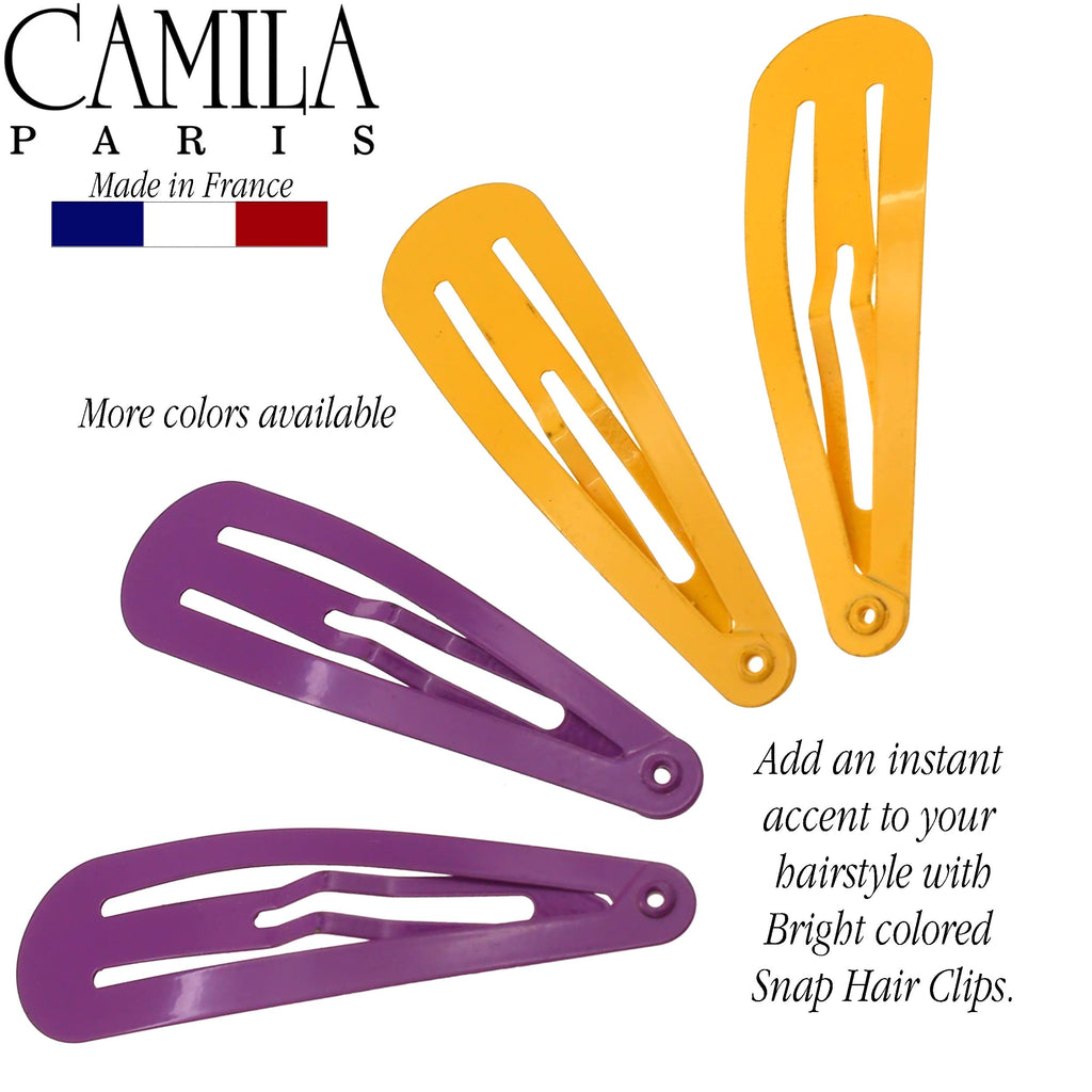 Camila Paris CP1330A French Hair Barrette Clips – Strong Hold, Made in France