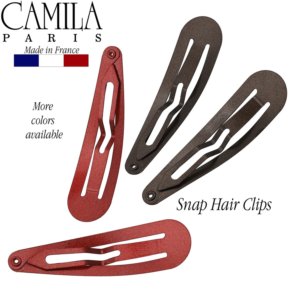 Camila Paris CP1330F French Hair Barrettes – Strong Hold, No Slip Grip, Made in France