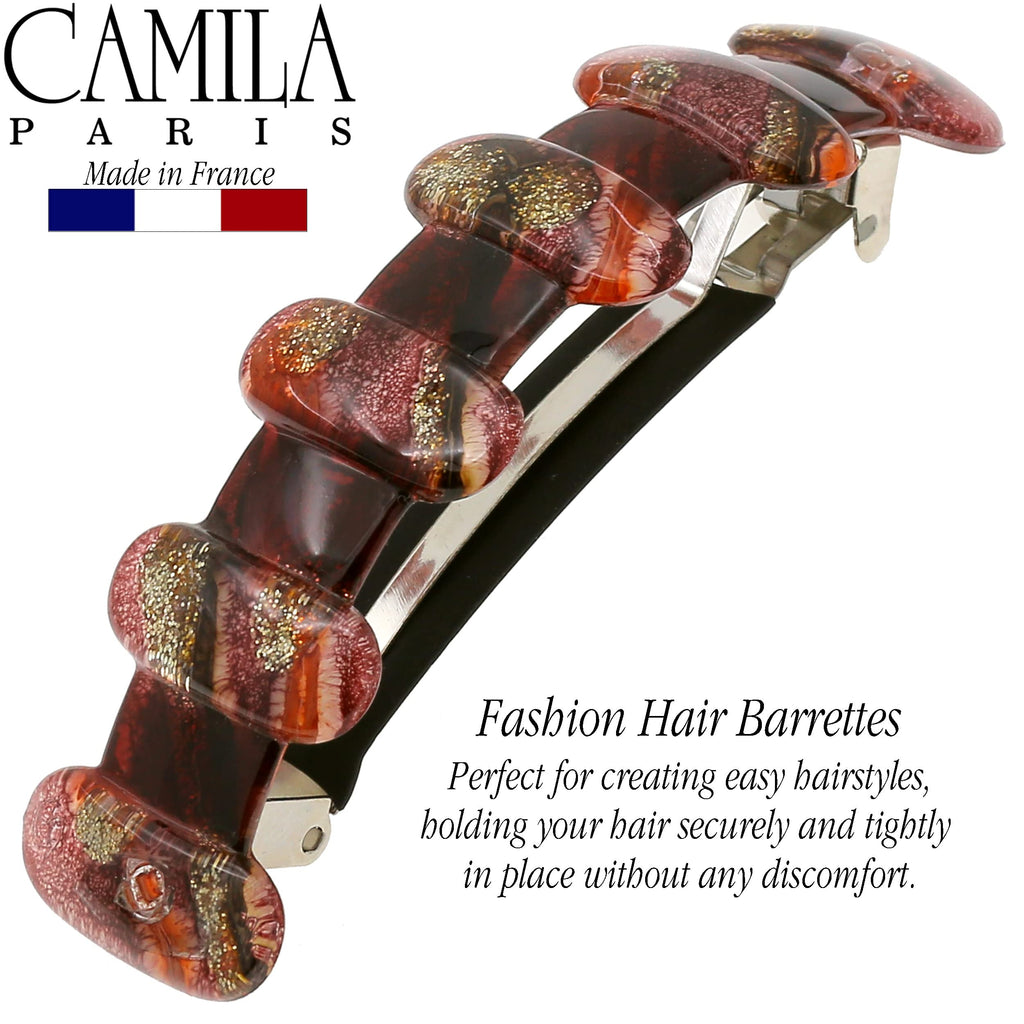 Camila Paris CP3304 French Hair Barrette – Strong Hold for Thick Hair (Made in France)