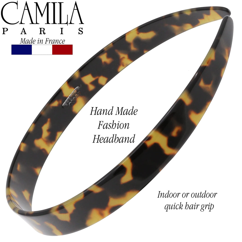 Camila Paris CP3466 French Headband for Women – Handmade in Tokyo, No Slip Grip