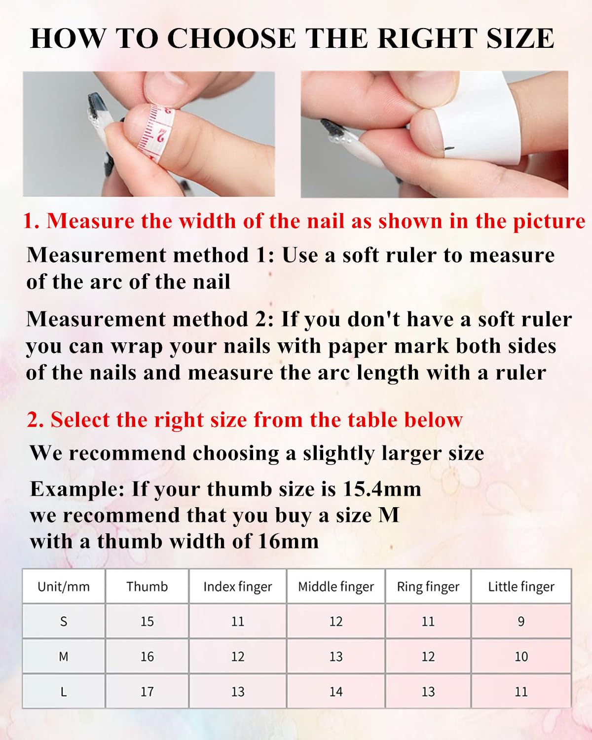 CAMILCY Press on Nails – Handmade Reusable Long Coffin Nails with Brown Gradient and Diamonds (10pcs, B20, L)
