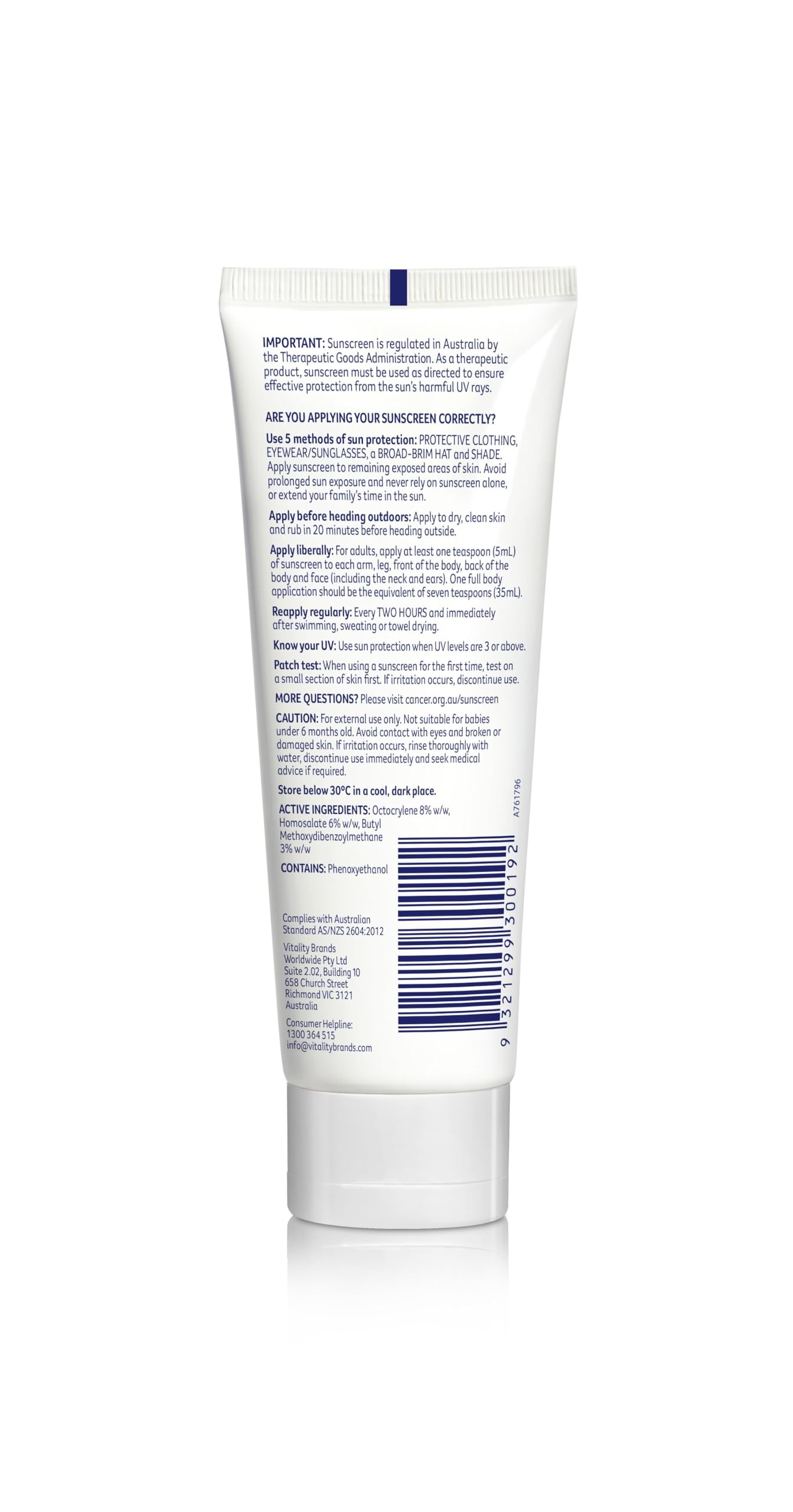 Cancer Council SPF 50+ Day Wear Face Matte Invisible | 4hr Water-Resistant, 75ml
