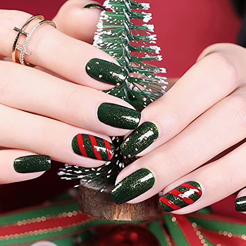 CANNI 6Pcs 9ml Gel Nail Polish Set – HEMA-Free Christmas Colors for At-Home Salon