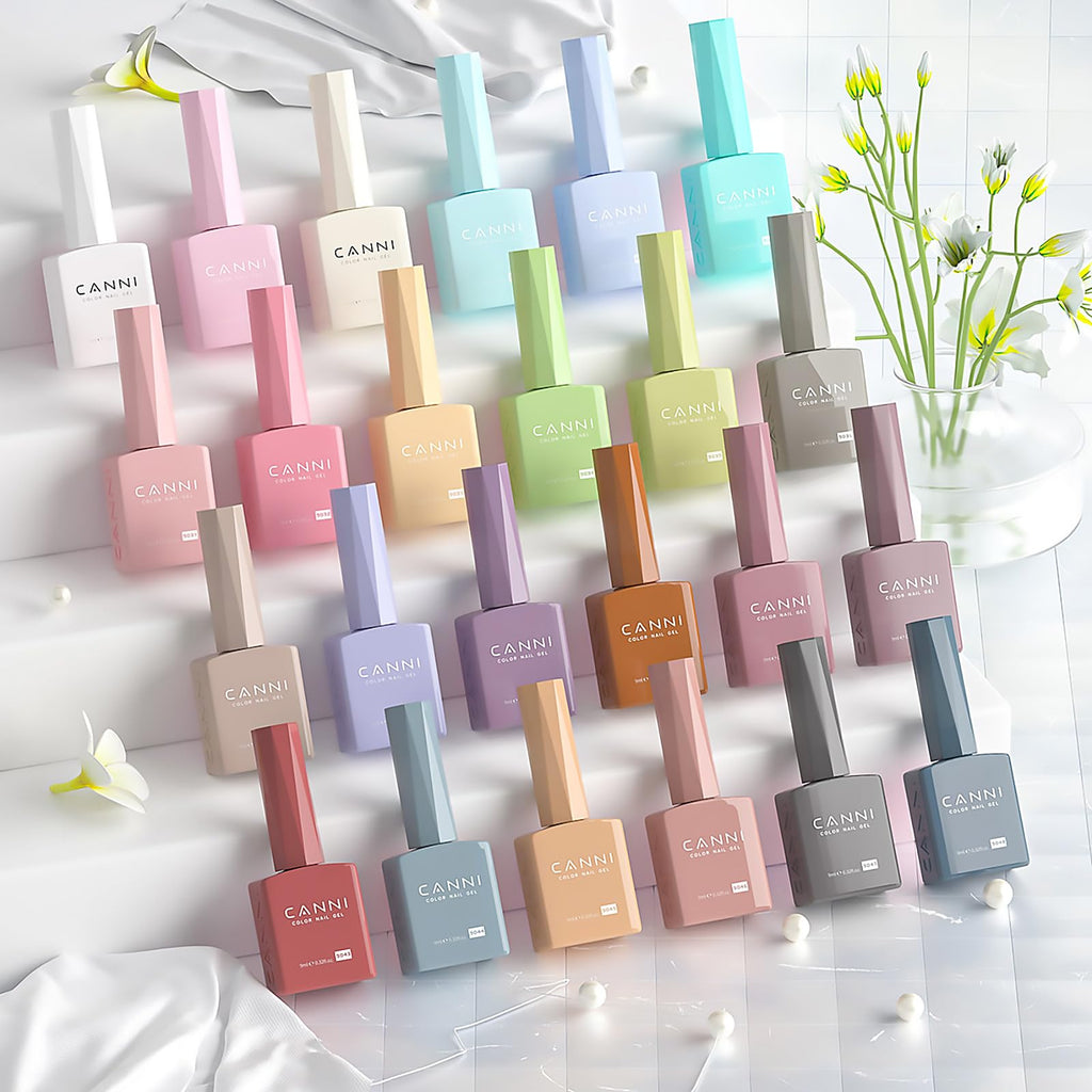 CANNI 30Pcs Gel Nail Polish Set – 9ml Spring & Summer Colors