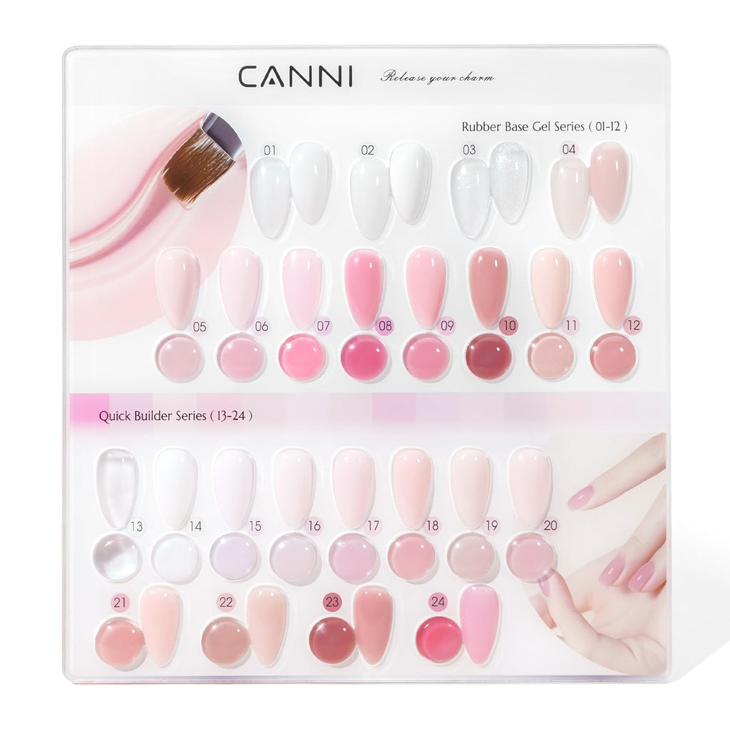 CANNI CF1 Gel Nail Polish Set - 30 Pcs, 9ml, Soak-Off, HEMA-Free for Home Manicures