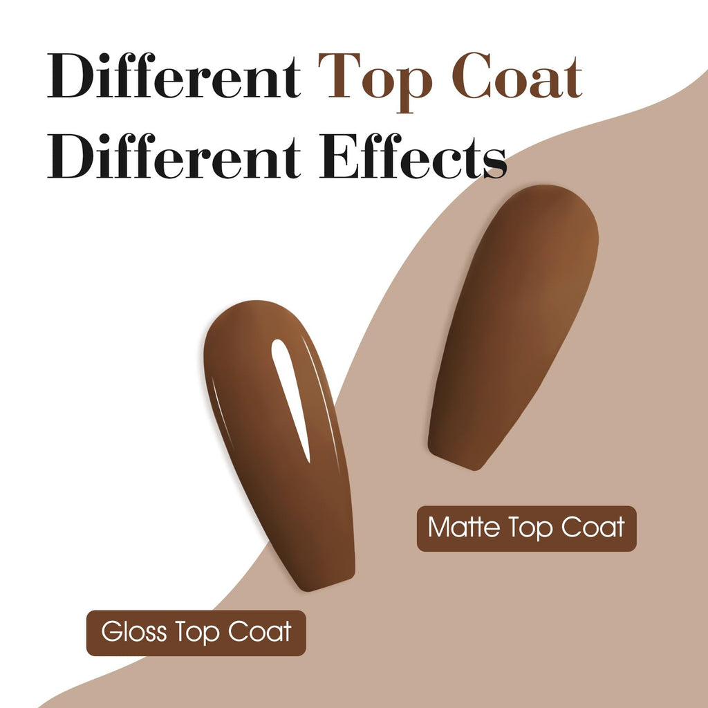 CANNI 6 Colors 9 ml Hema-Free Gel Nail Polish Set – Chocolate Brown Nude Fall Gel Kit