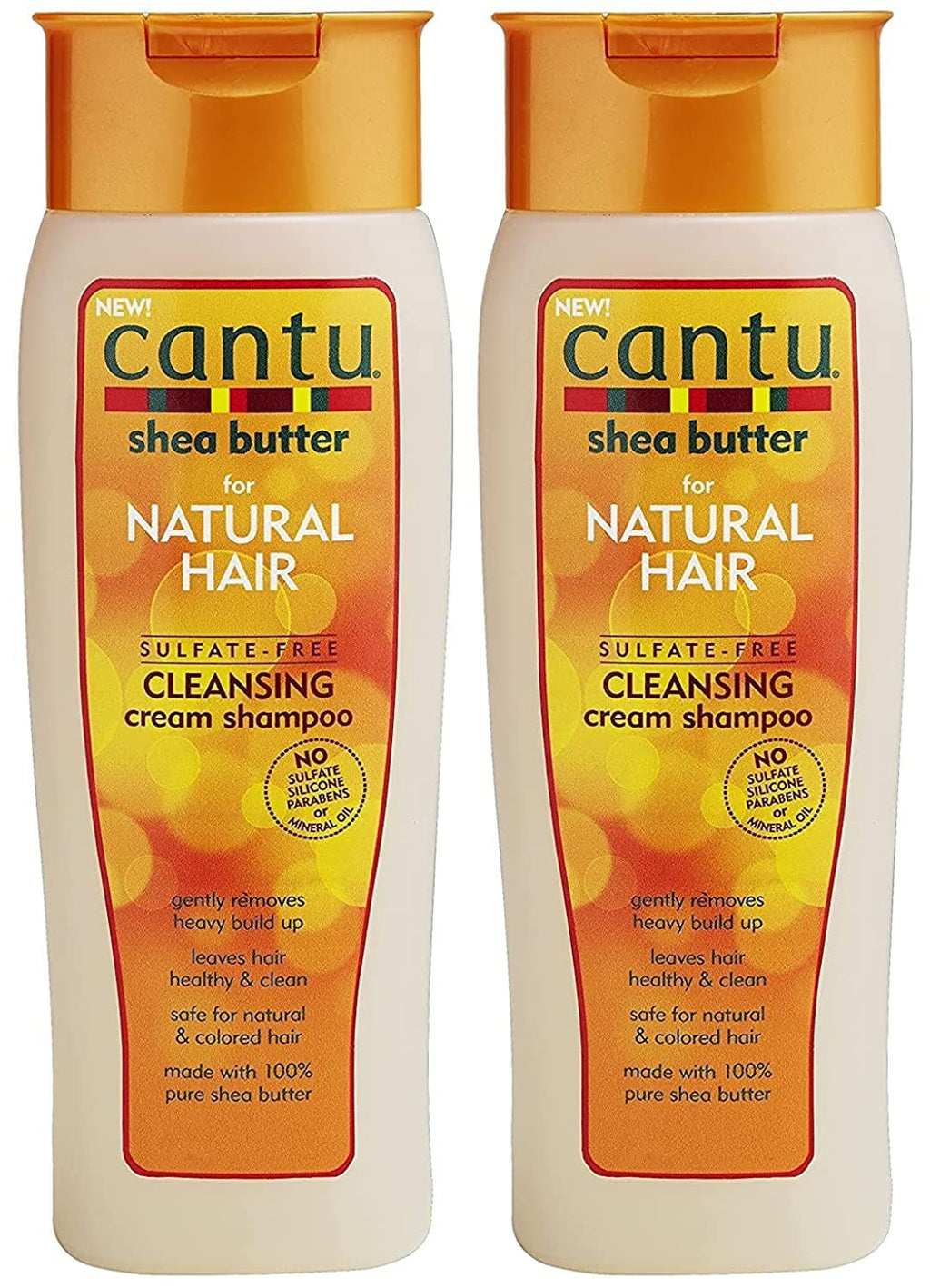 Cantu Sulfate-Free Cleansing Cream Shampoo 2-Pack – Gentle Hydration for Curls
