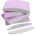 Canvalite 100 Pcs Nail File – Double-Sided 100/180 Grit, Reusable Emery Boards