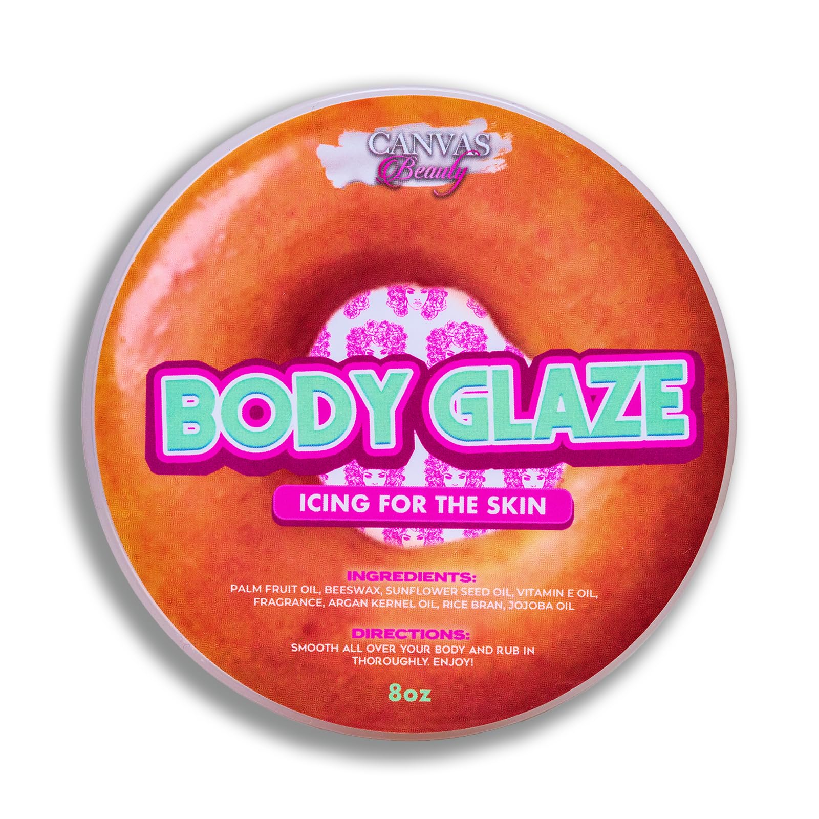 Canvas Beauty Body Glaze Glazed Donut – Warm Indulgent Moisturizing Body Butter