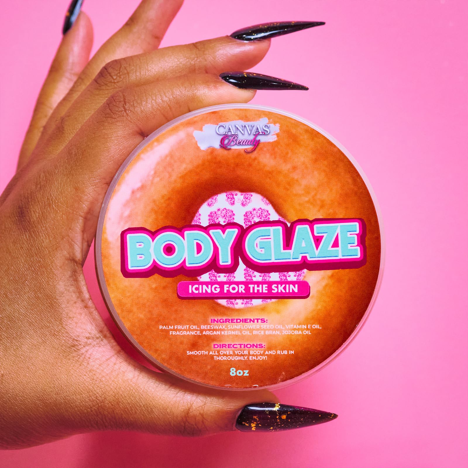 Canvas Beauty Body Glaze Glazed Donut – Warm Indulgent Moisturizing Body Butter