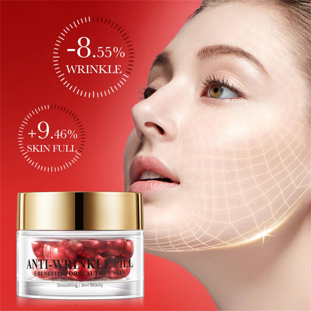 Cappuvini Anti-Wrinkle Pill Serum & Essential Oil – Natural Anti-Aging Duo