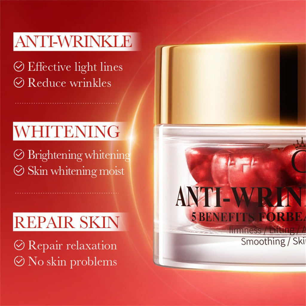Cappuvini Anti-Wrinkle Pill Serum & Essential Oil – Natural Anti-Aging Duo
