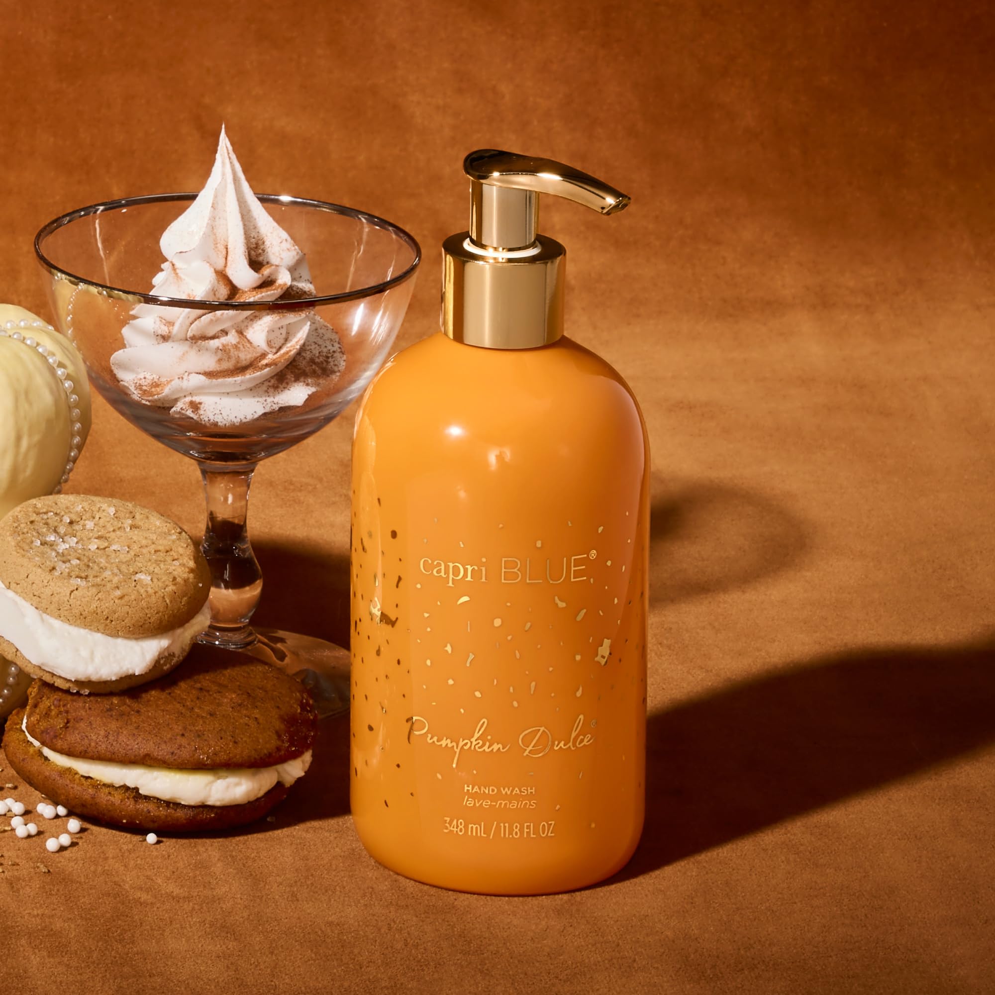 Capri Blue Pumpkin Dulce Hand Wash – Hydrating Liquid Soap with Pump (11.8 oz)