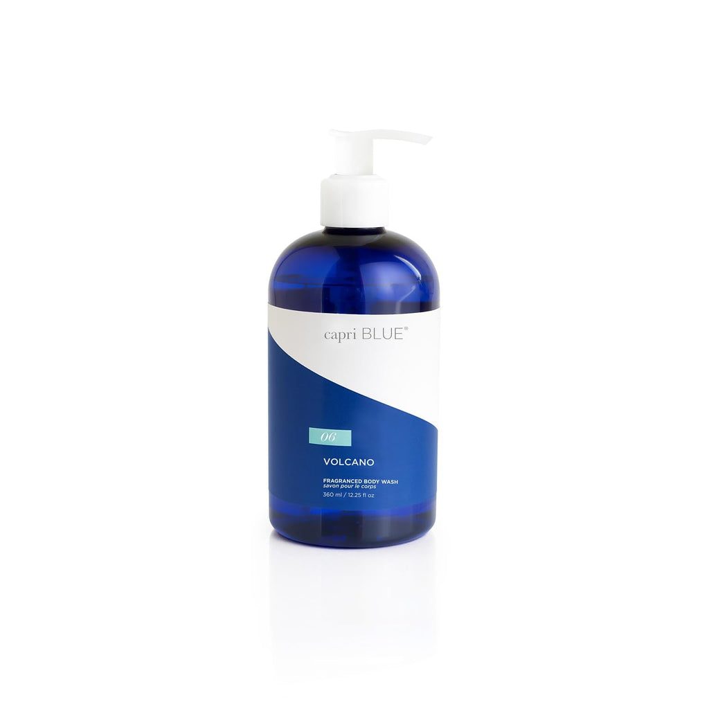Capri Blue Volcano Body Wash – Citrus and Sugar Scented Hydrating Liquid Soap (12 oz) | Vegan, Cruelty-Free