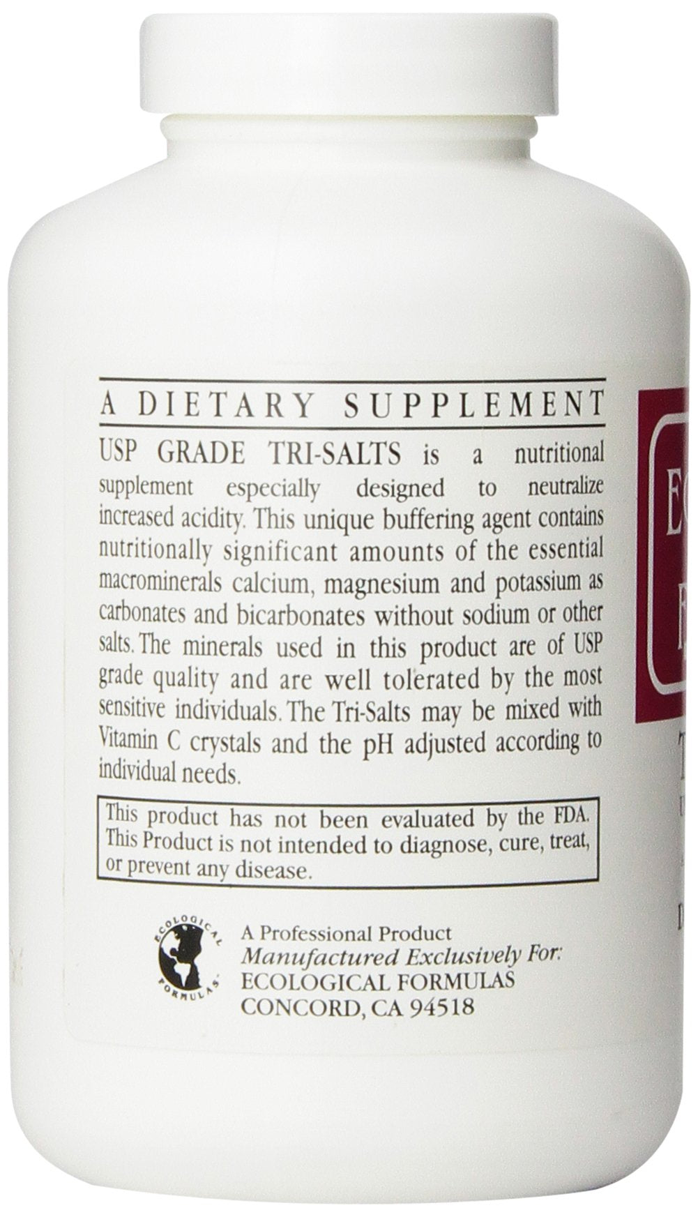 Cardiovascular Research Ecological Formulas Tri-Salts 200gms