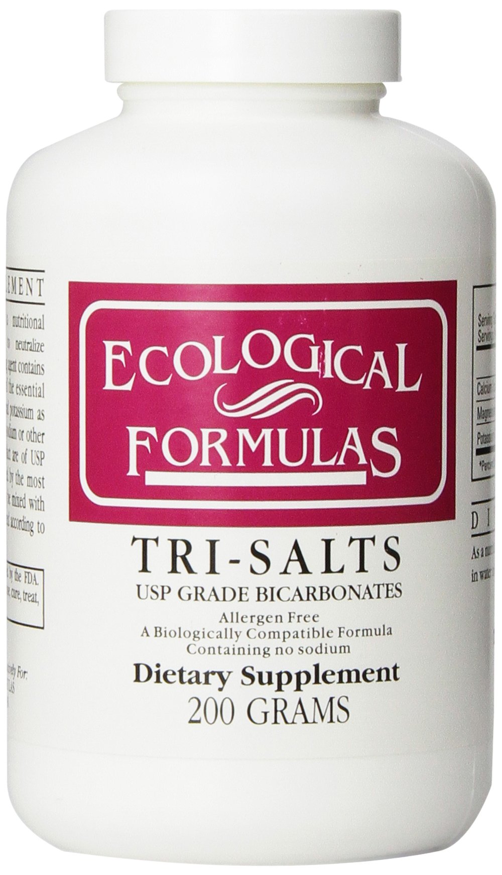 Cardiovascular Research Ecological Formulas Tri-Salts 200gms