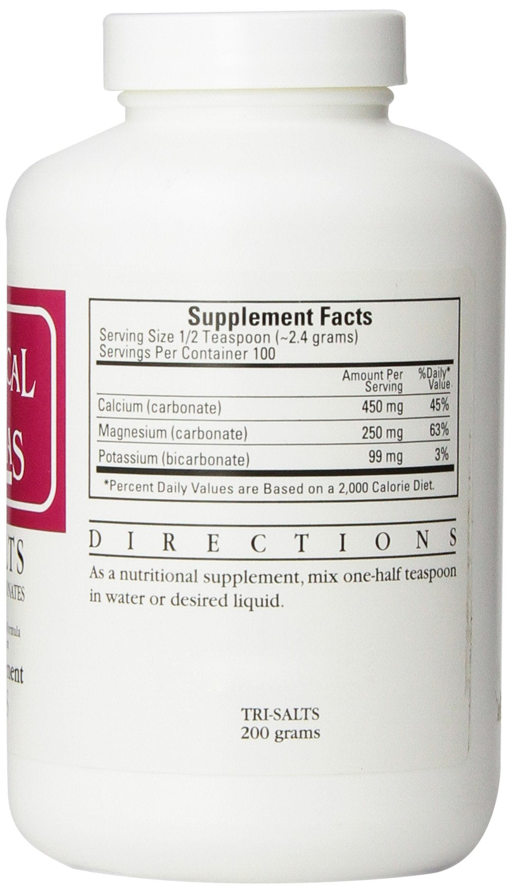 Cardiovascular Research Ecological Formulas Tri-Salts 200gms