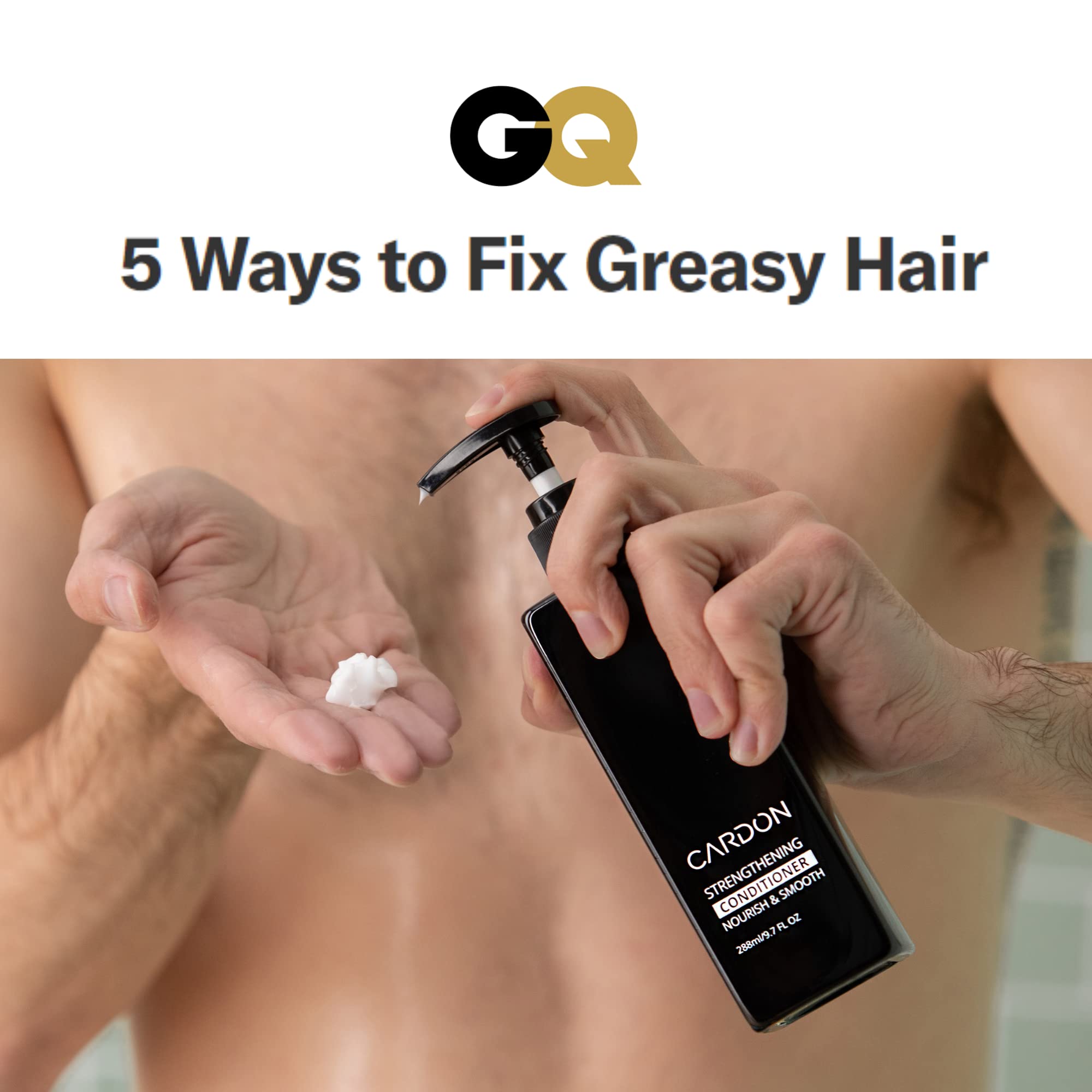 CARDON Hair Growth Set – Strengthening Shampoo & Conditioner for Men | Korean Haircare for Healthy Scalp