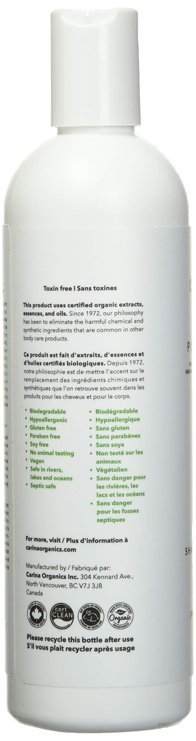 Carina Organics Pink Grapefruit Shampoo & Body Wash | Gentle Plant-Based Cleanse