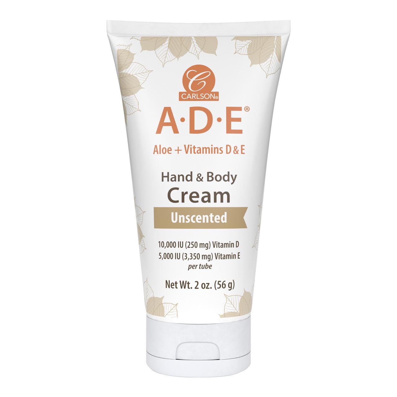 Carlson ADE Hand and Body Cream – Avocado Oil, 20,000 IU Vitamin D, 10,000 IU Vitamin E, Unscented, 4 oz