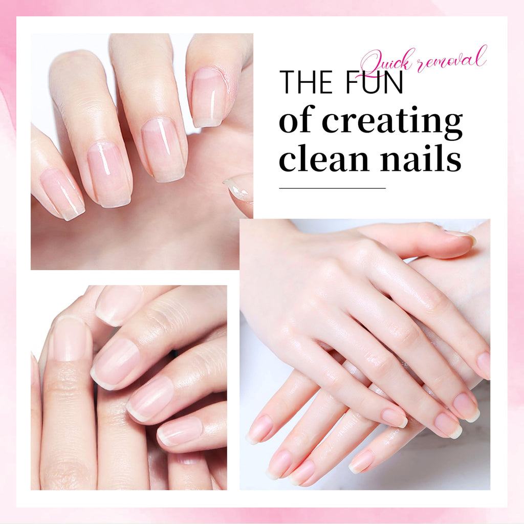CARMEIN Professional Gel Nail Polish Remover (4-pack) – 15ml Each | Paraben-Free, For Natural Nails