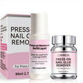 CARMEIN Press-On Nail Glue Remover – 80ml, 5-Second Quick Debond, Leak-Proof Kit