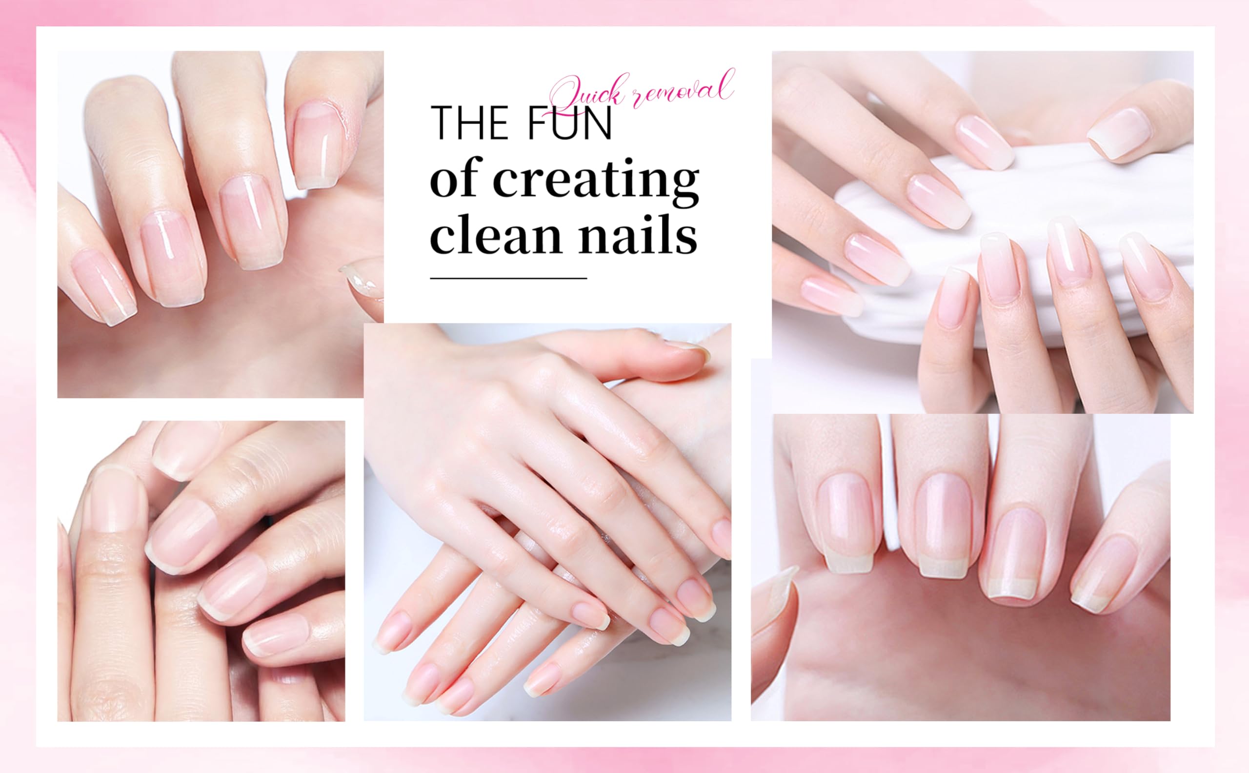 CARMEIN Gel Nail Polish Remover – Professional 6-Pack, 15ml, Paraben-Free