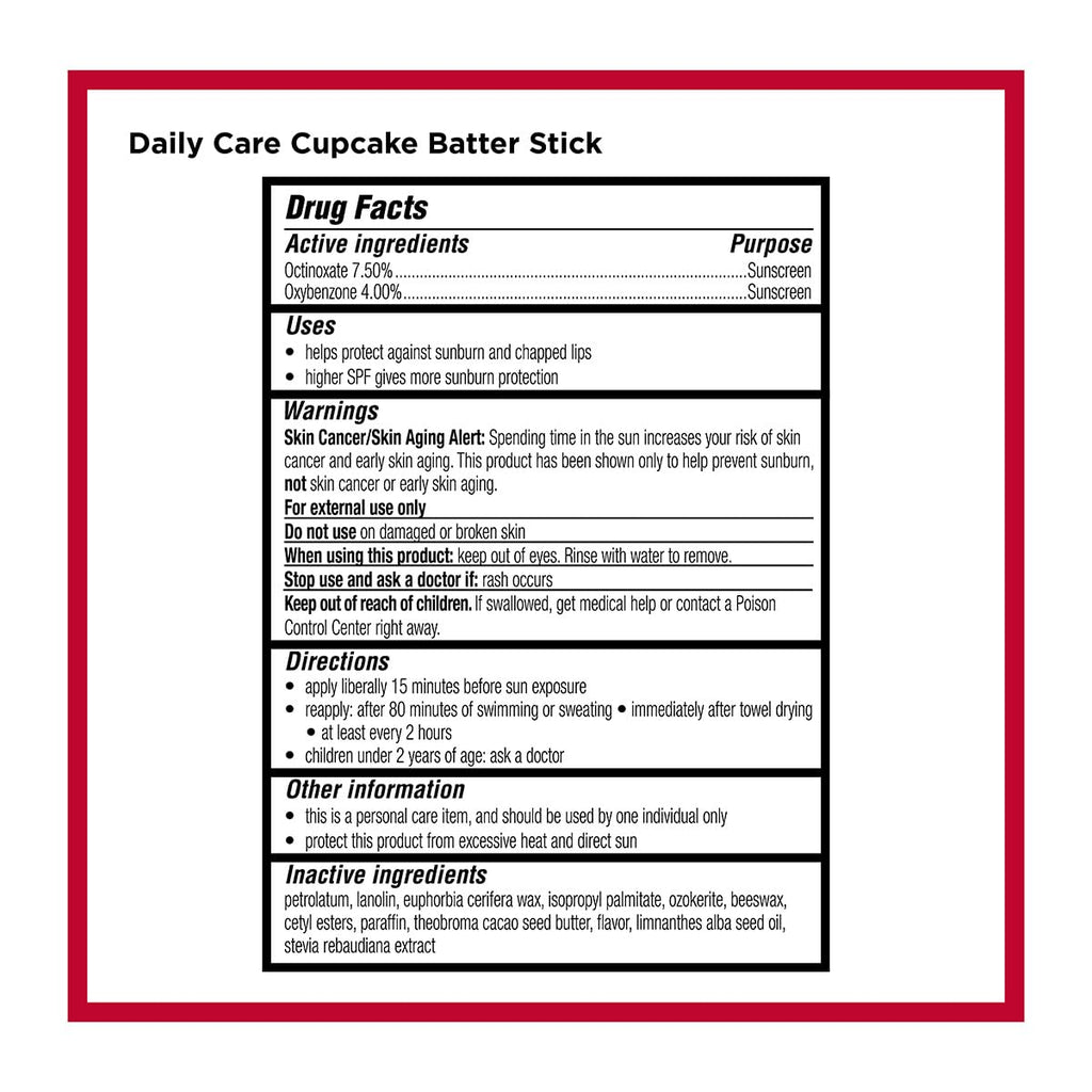Carmex Daily Care Moisturizing Lip Balm Pack SPF 15 – Strawberry & Cupcake Batter (9 Count) | Cruelty-Free Lip Care