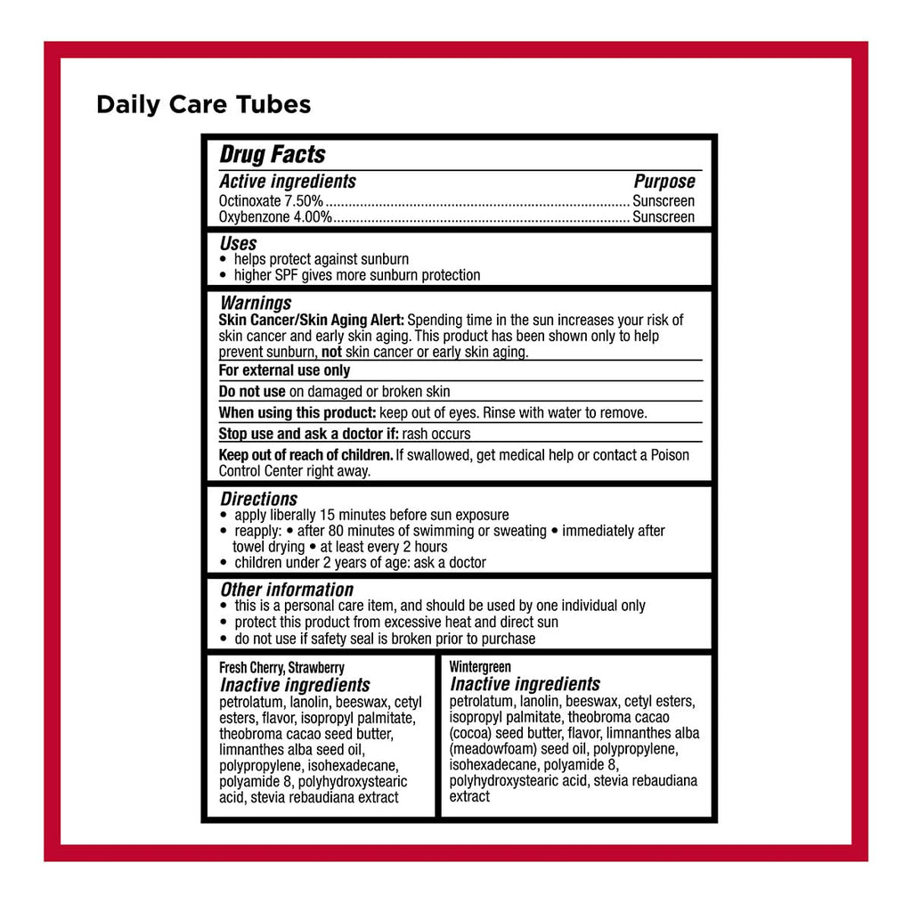 Carmex Daily Care Lip Balm SPF 15 – 8 Count Variety Pack (3 Tubes + 5 Minis) | Six Flavors