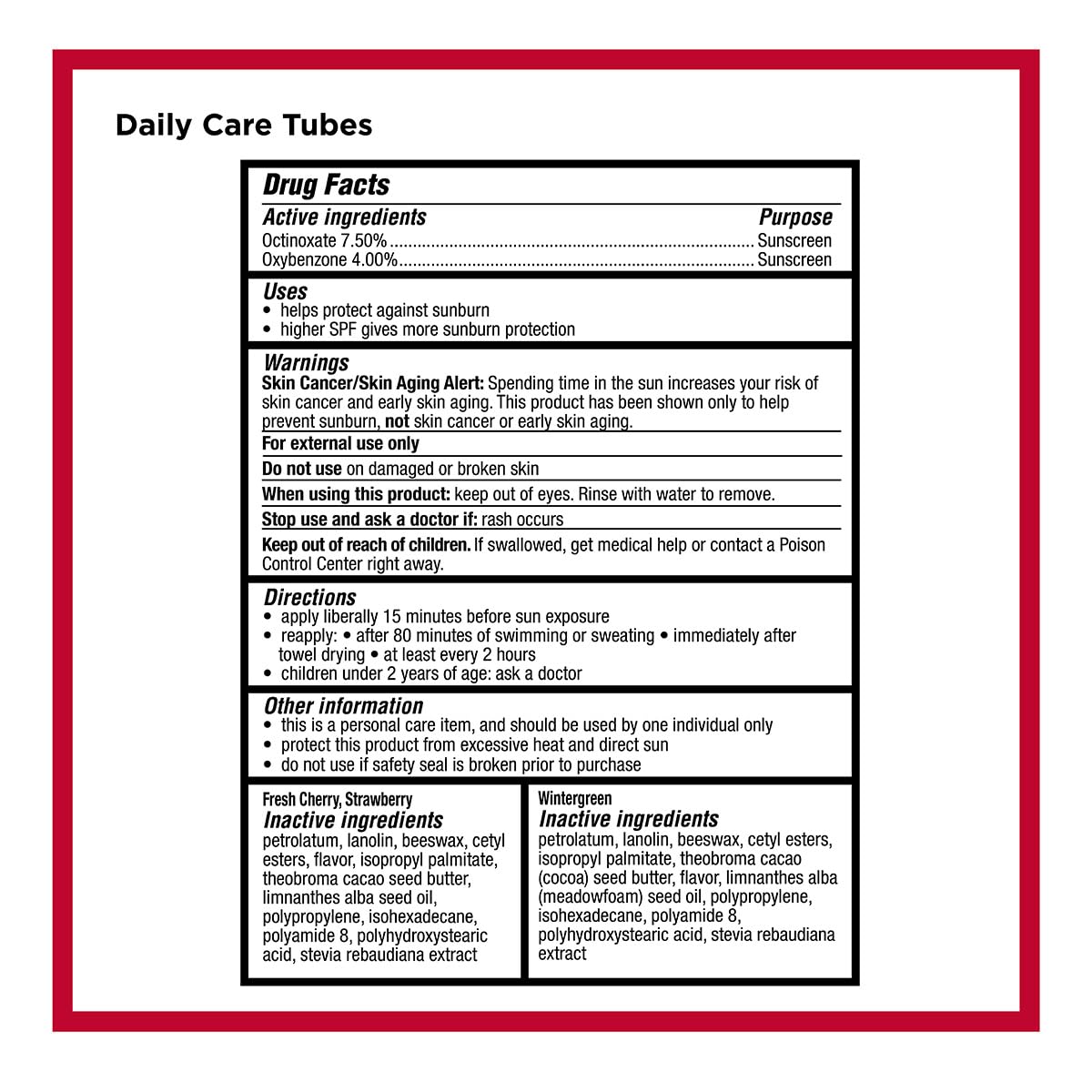 Carmex Daily Care Lip Balm SPF 15 – 8 Count Variety Pack (3 Tubes + 5 Minis) | Six Flavors