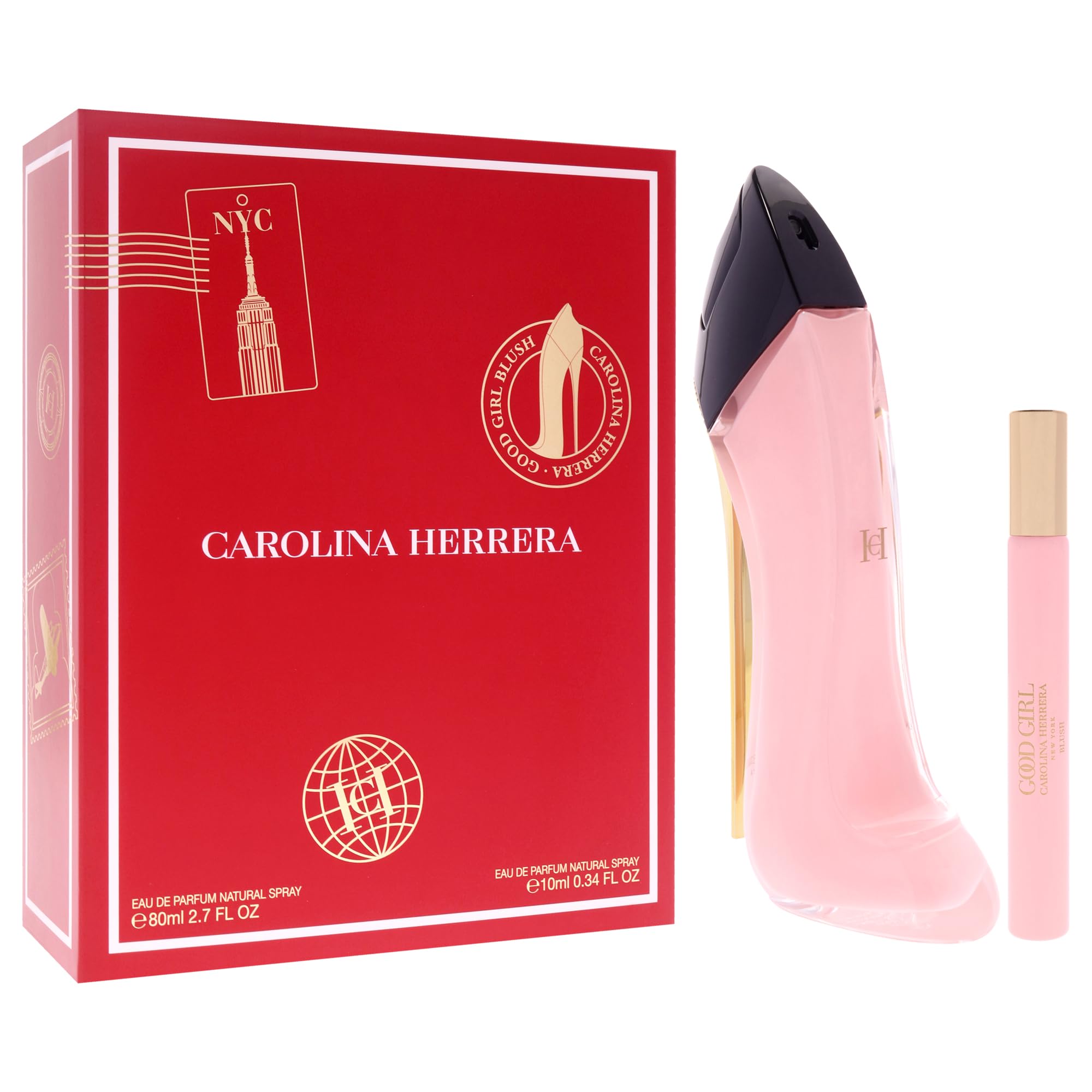 Good Girl Blush by Carolina Herrera – 2 Pc Gift Set (2.7oz + 0.33oz EDP)
