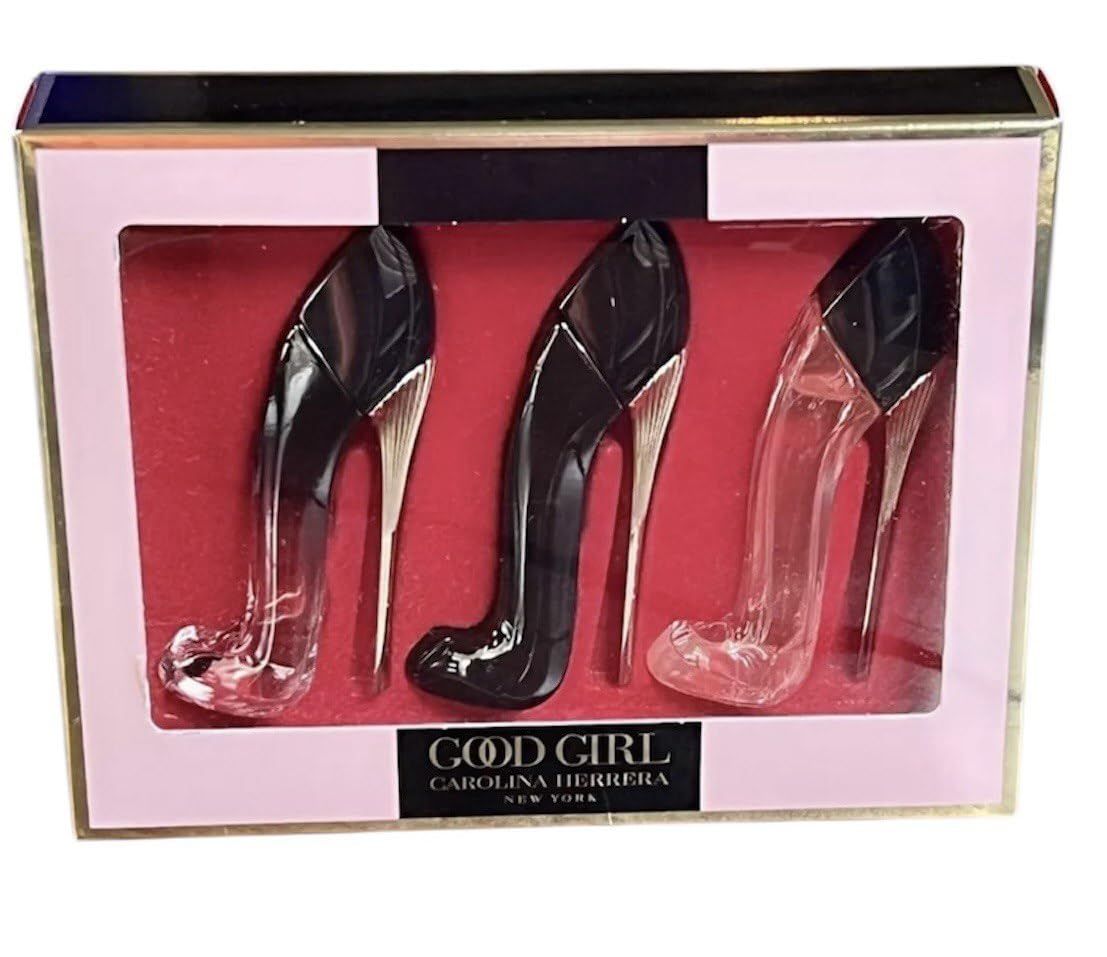Carolina Herrera Good Girl Gift Set (3 X 0.24 Oz) – Floral Mini Fragrance Trio