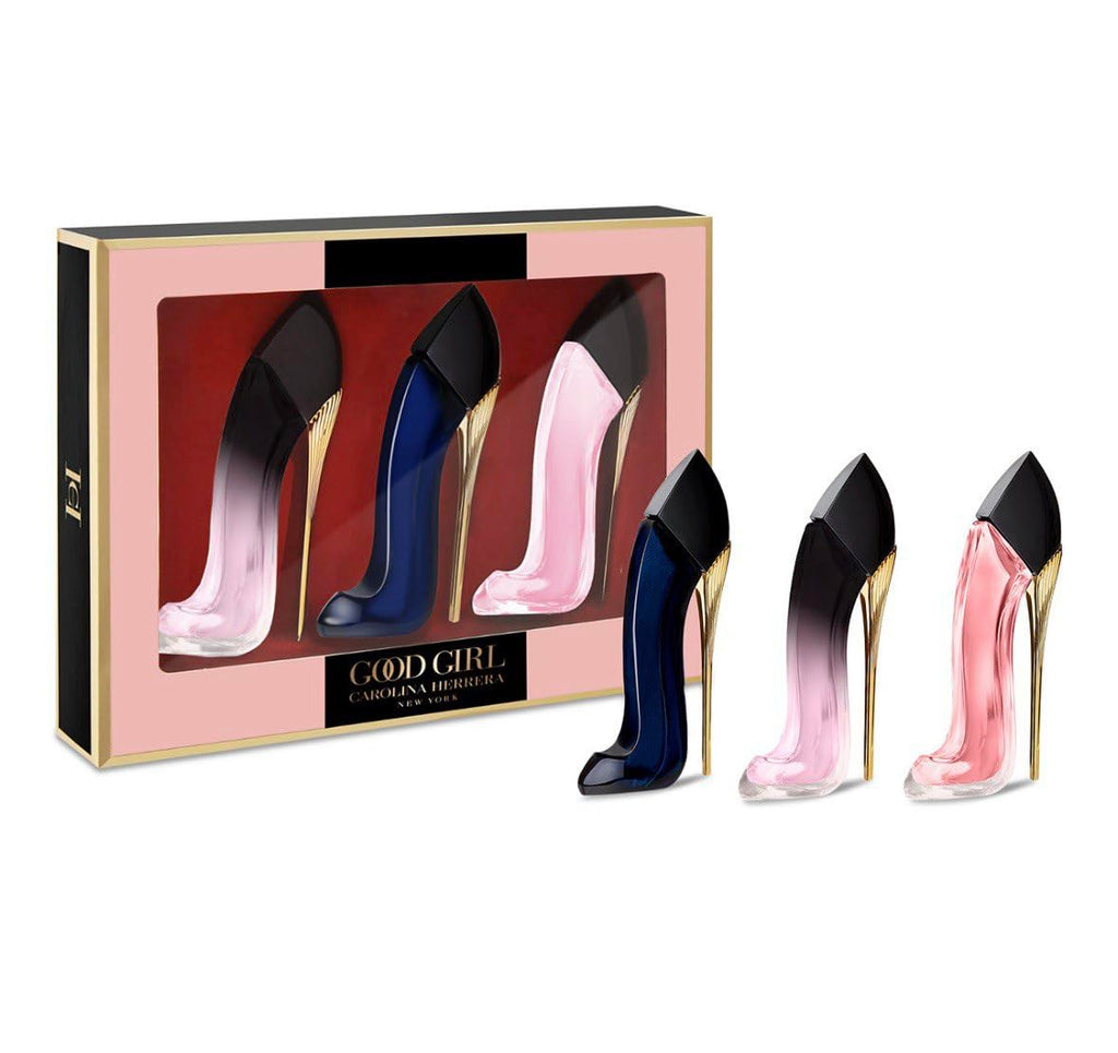 Carolina Herrera Good Girl Gift Set (3 X 0.24 Oz) – Floral Mini Fragrance Trio