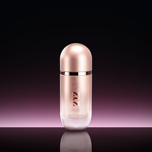 Carolina Herrera 212 VIP Rosé for Women – Fresh Champagne Rosé, Peach Blossom, 2.7 Oz EdP