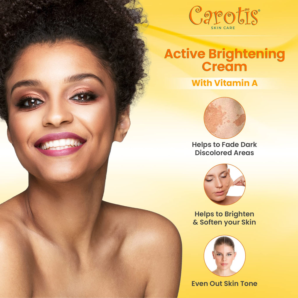 CAROTÏS Skin Brightening Cream – 1 oz / 30 ml (Pack of 2)