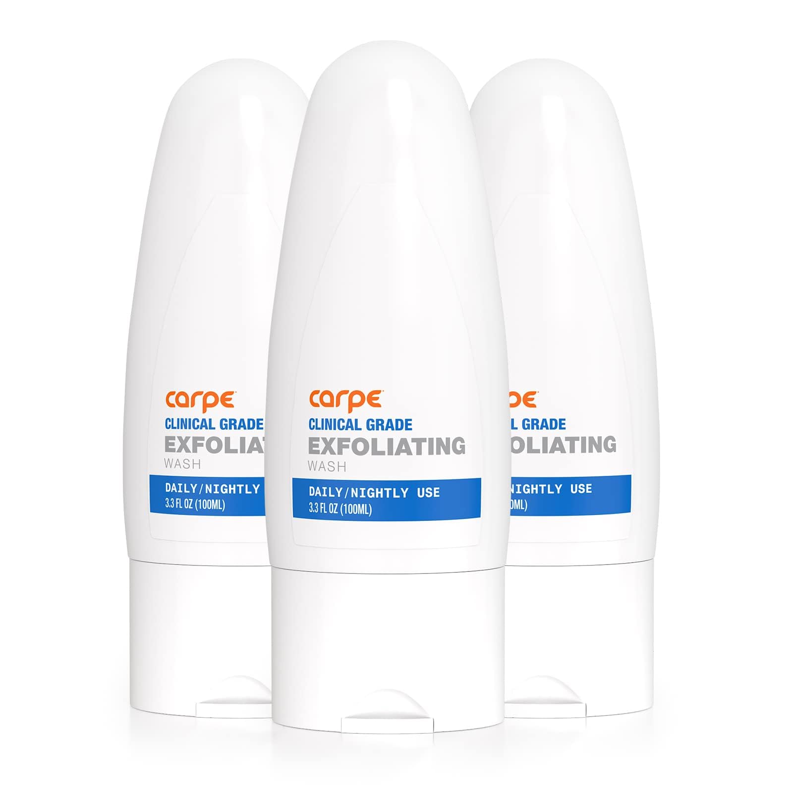 Carpe Exfoliating Underarm Scrub – Odor Protection & Mint Freshness (3 Pack)