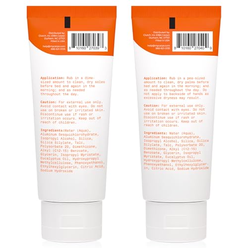 Carpe Sweat Absorbing Hand & Foot Lotion Bundle – OTC, Dermatologist-Recommended
