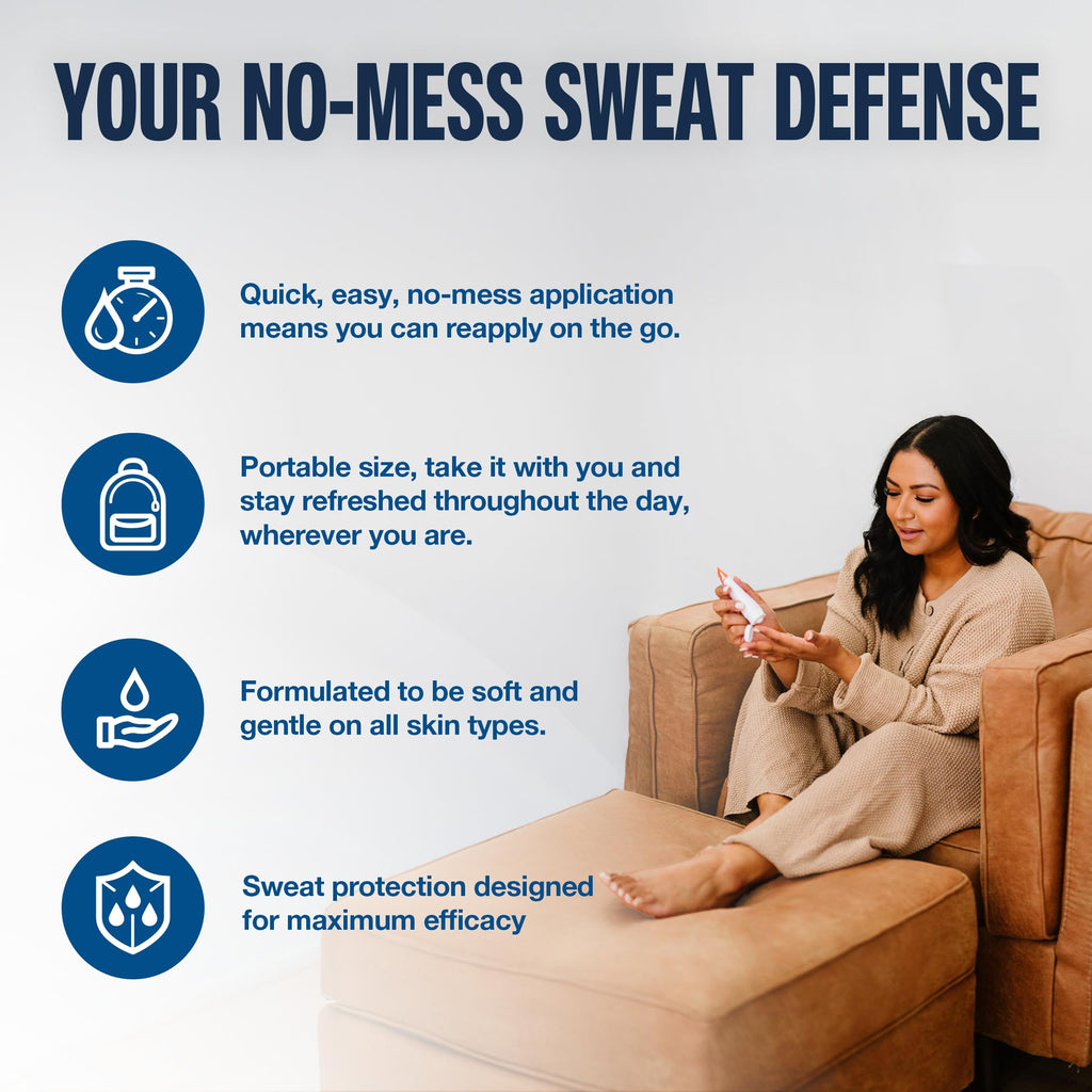 Carpe Sweat Absorbing Foot Lotion – Dermatologist-Recommended, Pack of Two