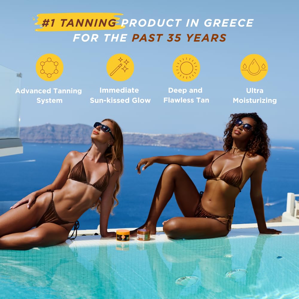 Carroten Intensive Tanning Oil Spray | Tan Accelerator with Vitamin E, Carrot & Coconut Oils | Water-Resistant, Silky Hydration | 2 x 2.3 oz