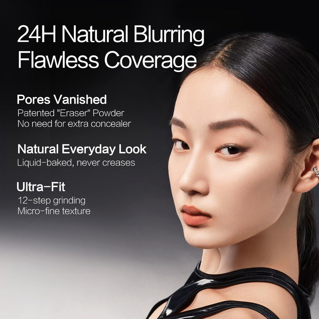 CARSLAN Black Magnet Foundation P02 Light Skin – 24H Matte, Waterproof