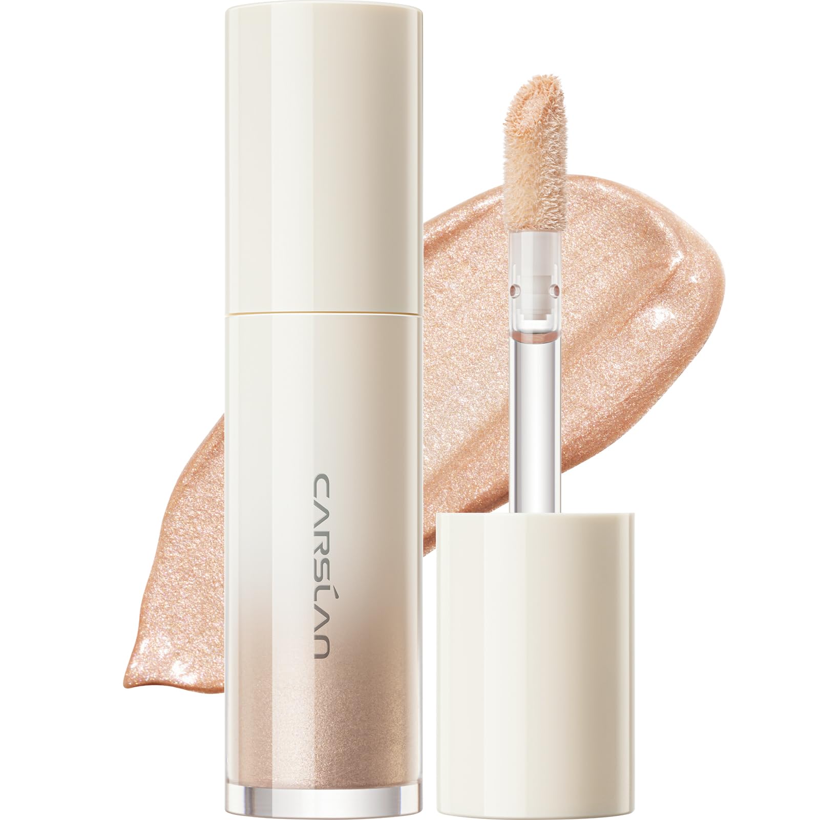 CARSLAN 3D Liquid Highlighter Champagne Gold – Dewy, Lightweight Glow Stick