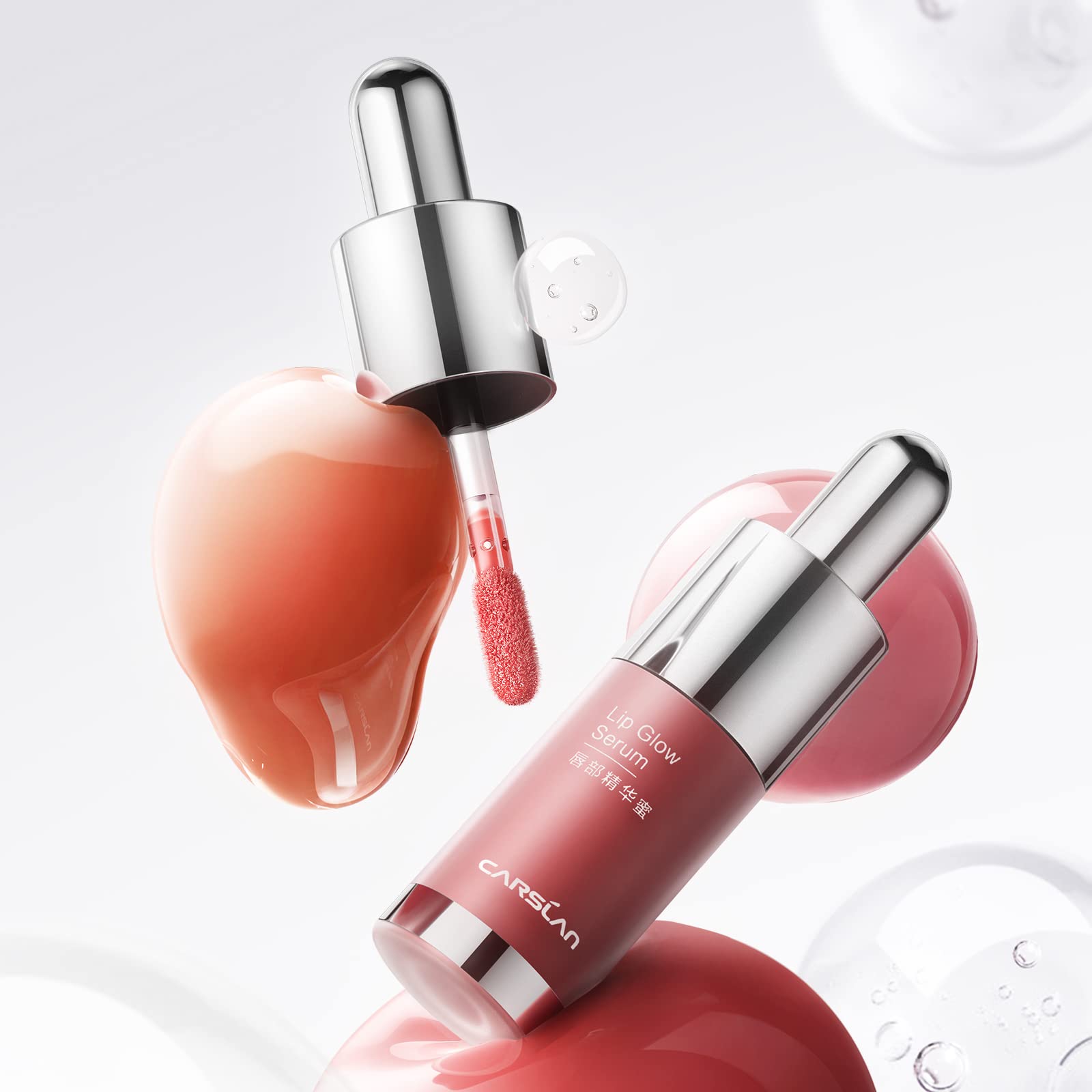 CARSLAN Hydrating Lip Gloss Serum – Moisturizing, Plumping Shine in 8 Shades