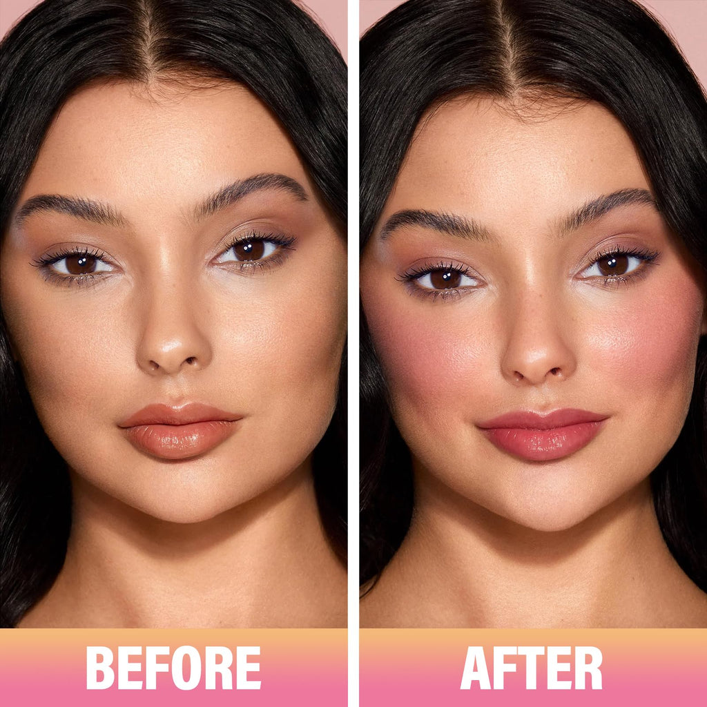 CARSLAN Sun Kissed Blush & Bronzer Stick – Long-Lasting Matte Cream for Cheeks, Lips & Eyes, Shade 03 Night, 0.21 oz