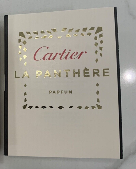 Cartier La Panthere Parfum 1.5ml 0.05 fl. o.z. official perfume sample perfume tester